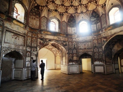preserving heritage preliminary work on shahi hammam restoration begins