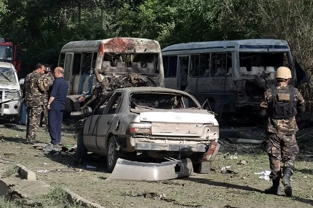 afghan security personnel arrive at the site of a suicide attack in kabul on june 11 2013 photo afp afghan security personnel arrive at the site of a suicide attack in kabul on june 11 2013 photo afp