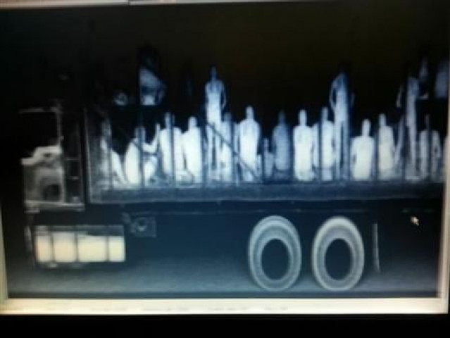 illegal immigrants from central america nepal and bangladesh are seen in a trailer truck after being detected by police x ray equipment at a checkpoint photo reuters illegal immigrants from central america nepal and bangladesh are seen in a trailer truck after being detected by police x ray equipment at a checkpoint photo reuters