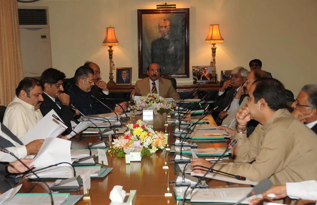 qaim ali shah presided over the cabinet meeting at cm house on wednesday the government decided to form an eight member committee to accelerate its dialogues with major political parties including sindhi nationalists and prepare an amended draft so that the law is acceptable to all stakeholders photo nni qaim ali shah presided over the cabinet meeting at cm house on wednesday the government decided to form an eight member committee to accelerate its dialogues with major political parties including sindhi nationalists and prepare an amended draft so that the law is acceptable to all stakeholders photo nni