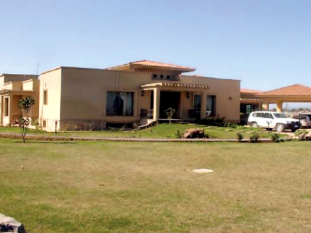 the farmhouse of former president pervez musharraf which is among those in violation of covered area limits photo file the farmhouse of former president pervez musharraf which is among those in violation of covered area limits photo file