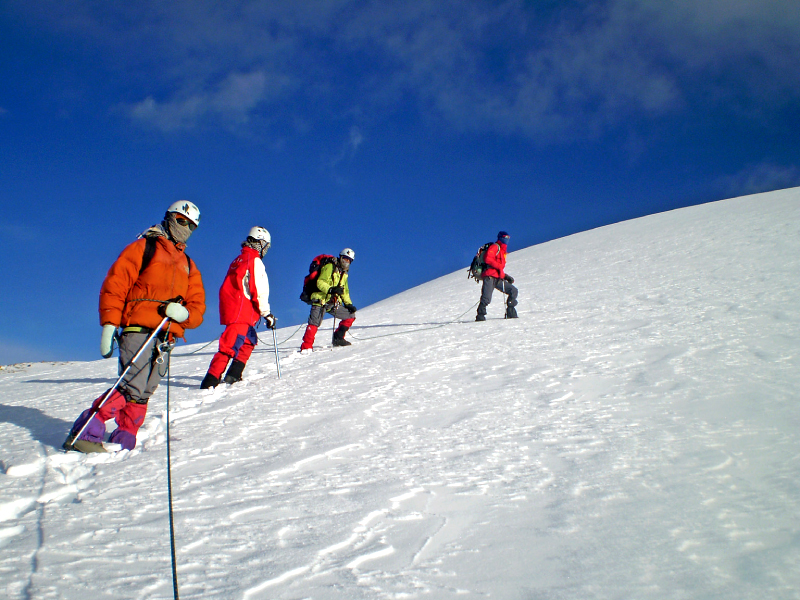 climbers scale a peak photo courtesy shimshal mountaineering school file