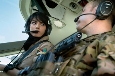 marching ahead afghan air force pilot makes history