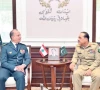 cdf field marshal asim munir speaks with lebanon s commander in chief general rodolphe haykal during a meeting at the general headquarters in rawalpindi photo ppi