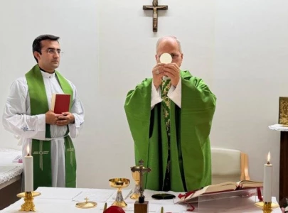 pope shows steady improvement pope shows steady improvement