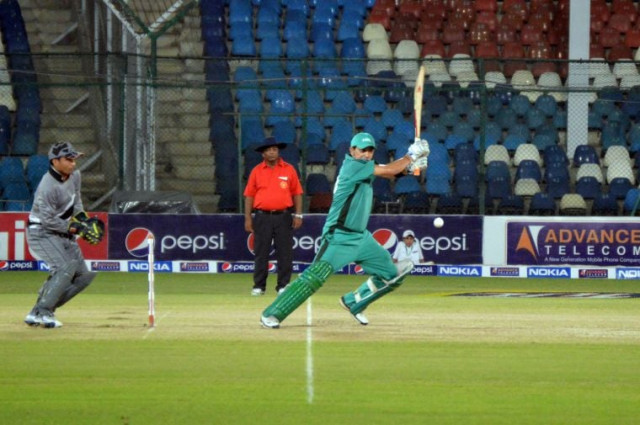 hasan raza scored a crucial unbeaten half century to help hbl defeat pqa by 14 runs photo pcb hasan raza scored a crucial unbeaten half century to help hbl defeat pqa by 14 runs photo pcb