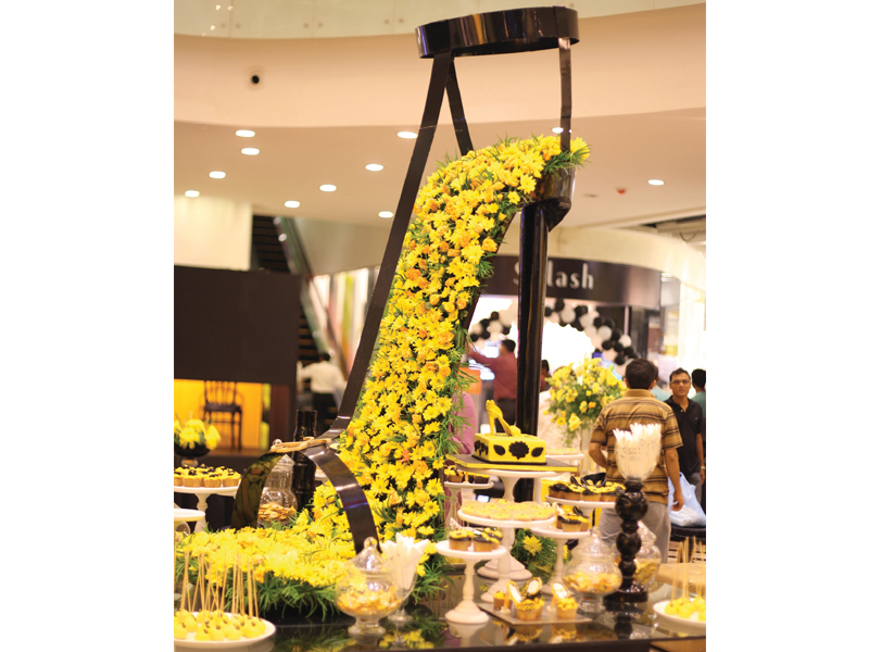 from lemon tarts and cupcakes to the huge statuette of a heel everything at event complemented the theme photo file