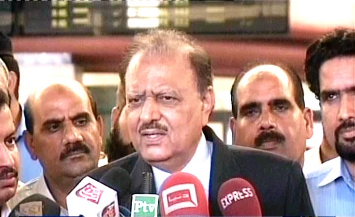 pml n presidential candidate mamnoon hussain photo file