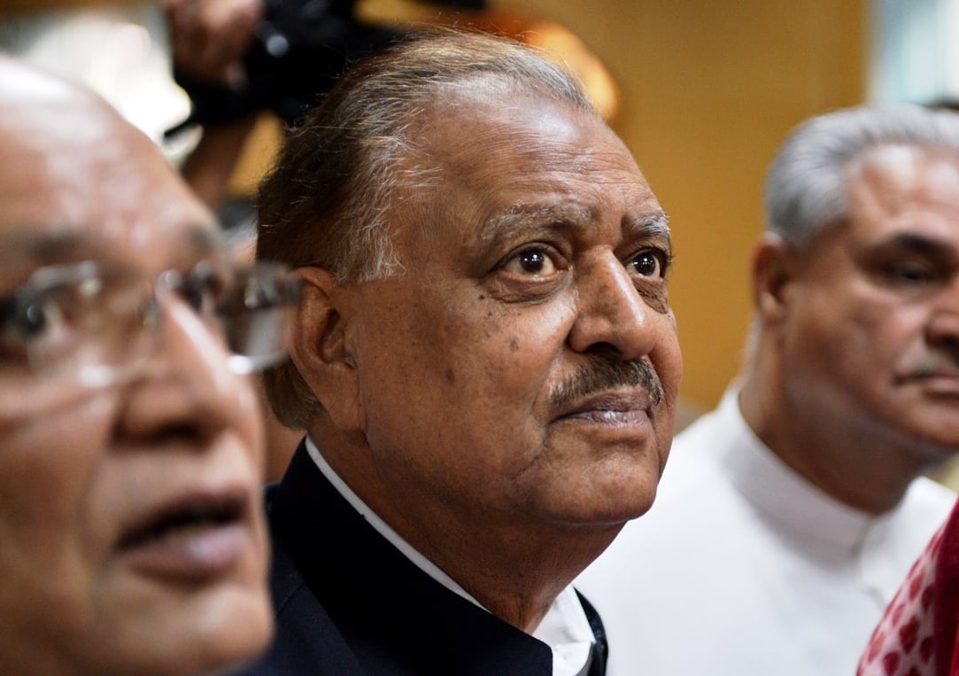 pakistan muslim league nawaz 039 s pmln presidential candidate mamnoon hussain on july 24 2013 photo afp