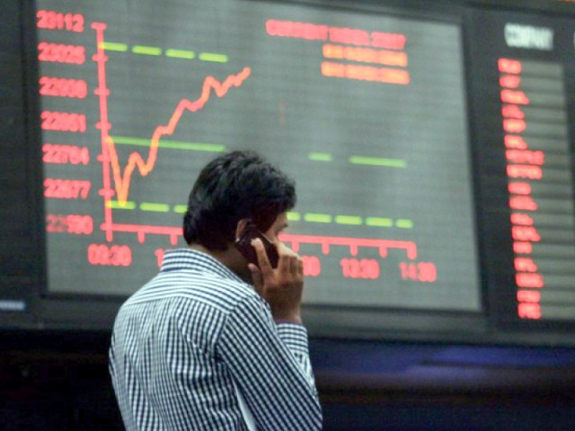 the stock market has been at record high levels with the kse 100 index up by roughly 13 in july this has happened despite the fact that bond prices and stocks have traditionally been correlated photo file