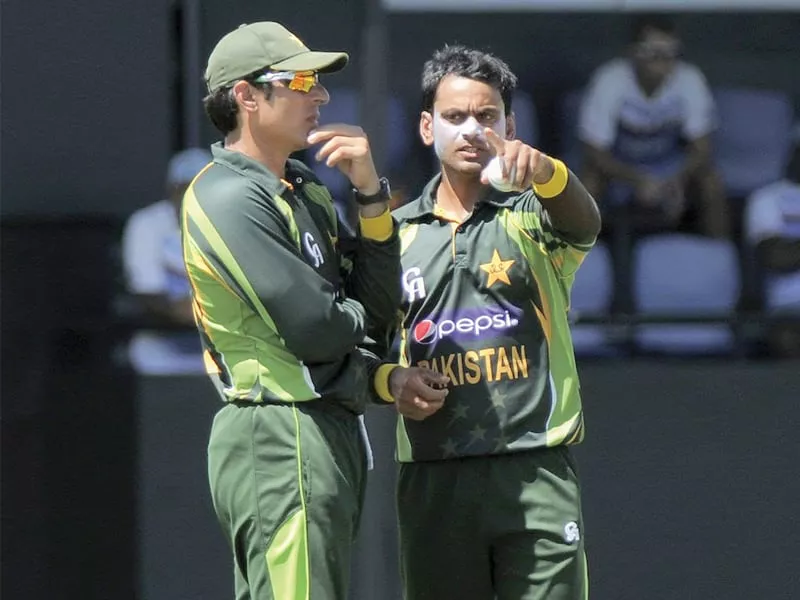 misbah the team s odi captain and hafeez the leader of the twenty20 format led pakistan to victory in both series photo afp misbah the team s odi captain and hafeez the leader of the twenty20 format led pakistan to victory in both series photo afp