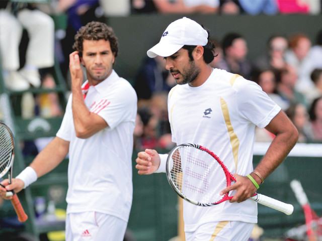 fresh atp ranking released on monday indicated that aisam and rojer continued to hold the fifth spot in men s doubles with 2 155 points photo afp fresh atp ranking released on monday indicated that aisam and rojer continued to hold the fifth spot in men s doubles with 2 155 points photo afp
