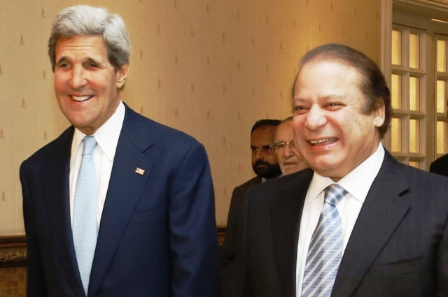 us secretary of state john kerry walks into a meeting with prime minister nawaz sharif in islamabad august 1 2013 photo reuters us secretary of state john kerry walks into a meeting with prime minister nawaz sharif in islamabad august 1 2013 photo reuters