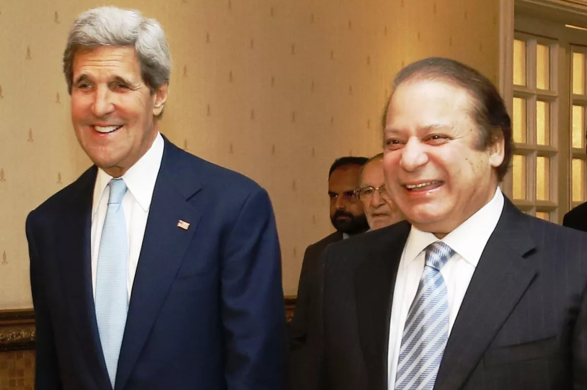 us secretary of state john kerry walks into a meeting with prime minister nawaz sharif in islamabad august 1 2013 photo reuters us secretary of state john kerry walks into a meeting with prime minister nawaz sharif in islamabad august 1 2013 photo reuters