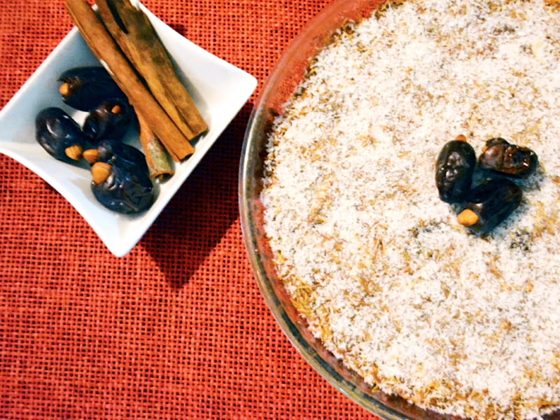 recipe vermicelli with cinnamon walnuts and dates