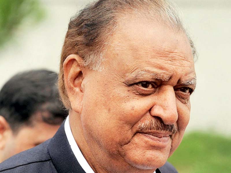 president elect mamnoon hussain photo file