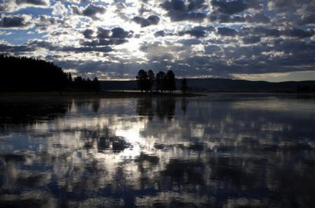 the sunrise is reflected in the yellowstone river in yellowstone national park photo reuters the sunrise is reflected in the yellowstone river in yellowstone national park photo reuters