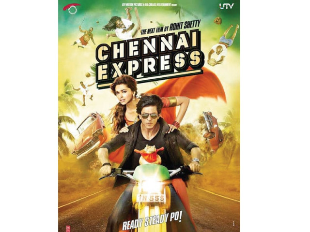 poster for the upcoming bollywood film chennai express photo file poster for the upcoming bollywood film chennai express photo file