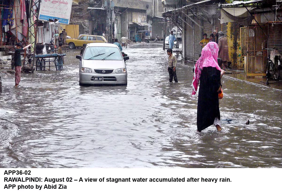 minor damage from flooding of residential areas was reported in some areas of rawalpindi photo app minor damage from flooding of residential areas was reported in some areas of rawalpindi photo app