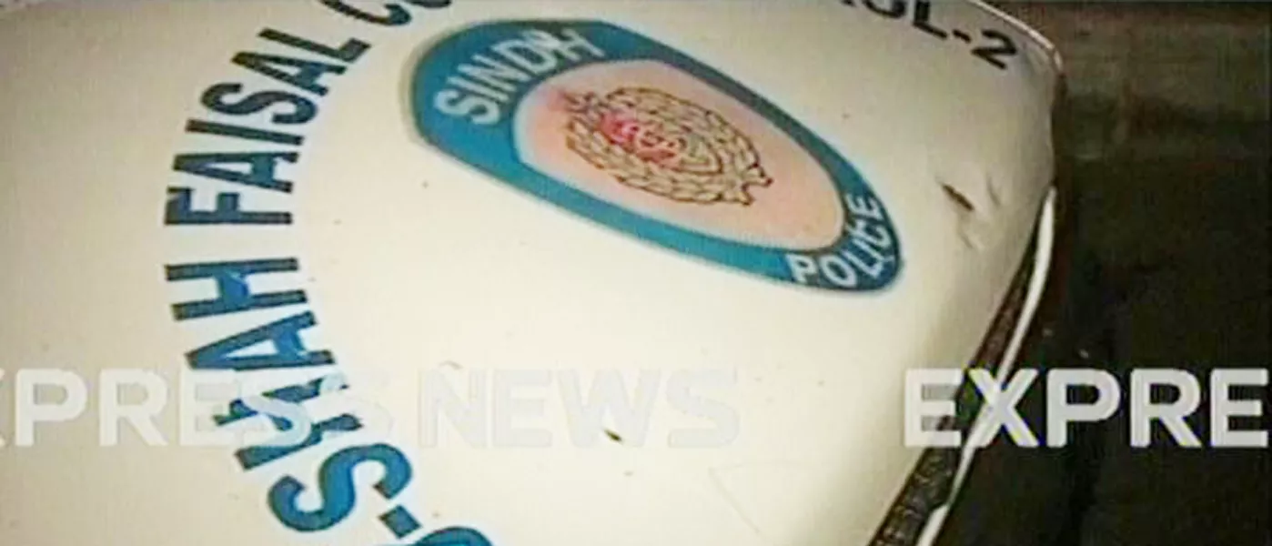 a screen grab of the police patrol car that was attacked on friday evening photo express a screen grab of the police patrol car that was attacked on friday evening photo express