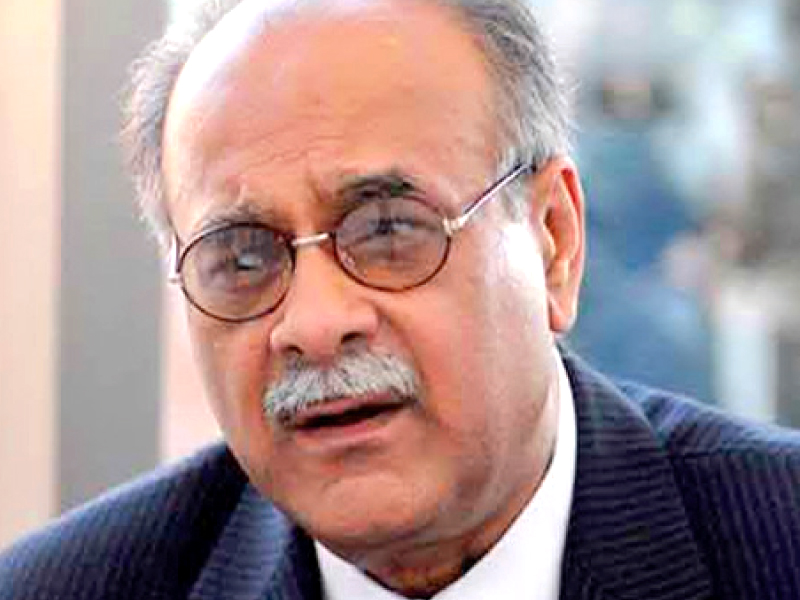 the support comes at a time when sethi saw his powers curtailed by the islamabad high court photo file