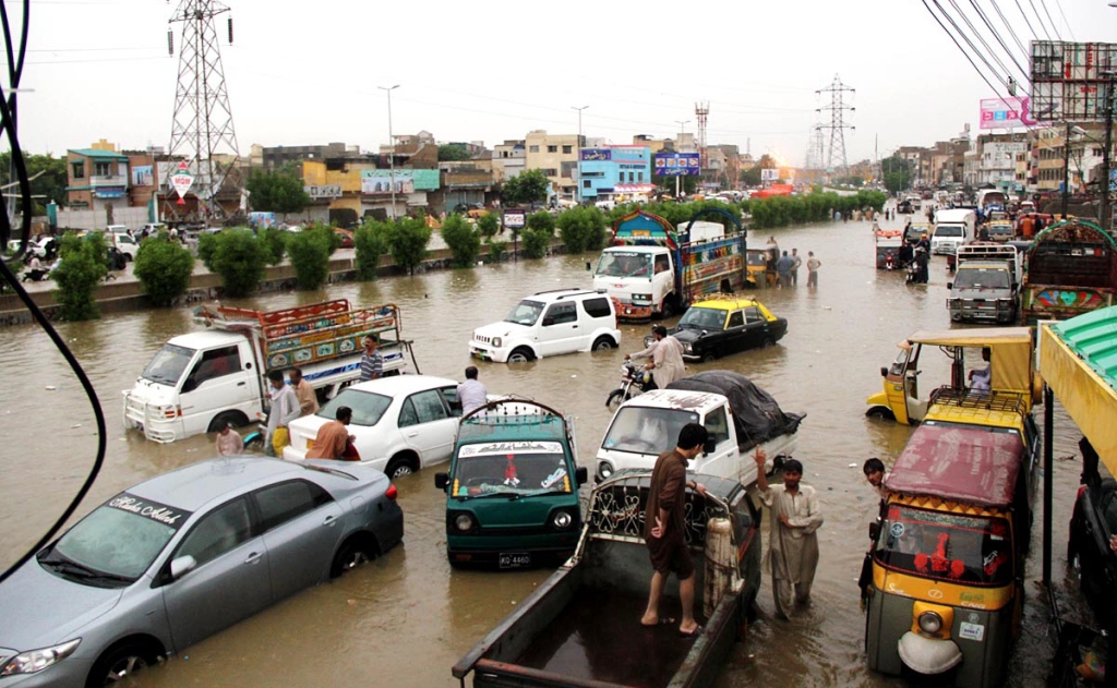 rain in karachi causes flooding photo online