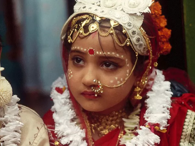 meghawal says she was married off at 11 months old to a nine year old boy in her village photo afp meghawal says she was married off at 11 months old to a nine year old boy in her village photo afp