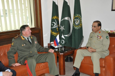 pak russia army chiefs discuss us exit in afghanistan