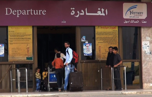 an image grab taken from an afptv video shows people arriving at sanaa international airport as they prepare to leave yemen on august 6 2013 the united states ordered americans to leave yemen quot immediately quot amid a worldwide alert linked to electronic intercepts from al qaeda leader ayman al zawahiri photo afp an image grab taken from an afptv video shows people arriving at sanaa international airport as they prepare to leave yemen on august 6 2013 the united states ordered americans to leave yemen quot immediately quot amid a worldwide alert linked to electronic intercepts from al qaeda leader ayman al zawahiri photo afp
