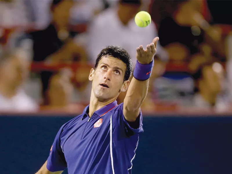 novak djokovic said he needed to give extra commitment on court not knowing what to expect after a month off which helped him triumph over florian mayer 6 2 6 1 photo afp novak djokovic said he needed to give extra commitment on court not knowing what to expect after a month off which helped him triumph over florian mayer 6 2 6 1 photo afp