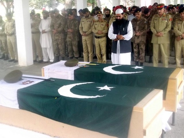 superintendent police hilal ahmed colonel ghulam mustafa and captain ashfaq aziz col mustafa were investigating the barbaric slaughter of nine foreign trekkers and a pakistani guide at the base camp of nanga parbat on june 23 photo inp file