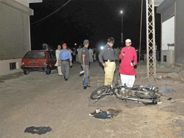 the closed wine shop on khayaban e muslim in dha was the first one to be attacked on tuesday photo express the closed wine shop on khayaban e muslim in dha was the first one to be attacked on tuesday photo express