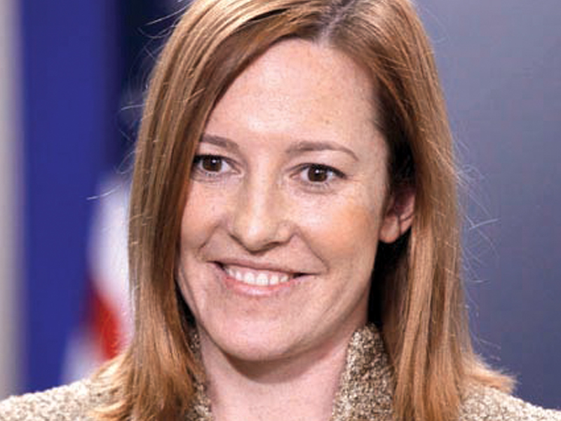 jen psaki us state department spokesperson photo file