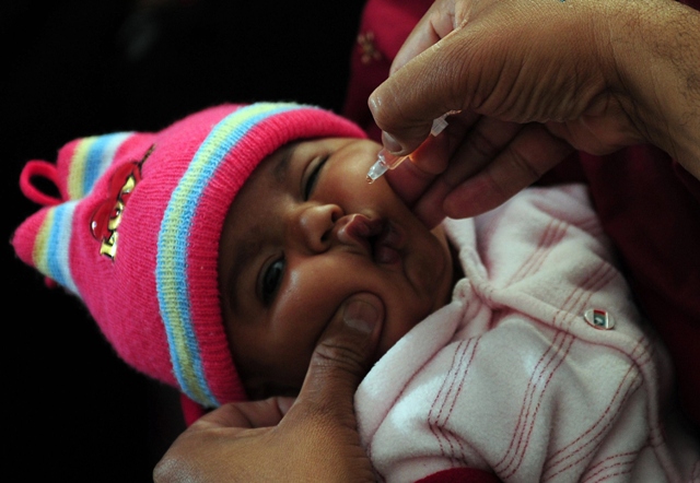 a technical specialist associated with the who told the express tribune that the recent sewage overflow and the extremely low coverage of children in gadap s uc 4 coupled with the high transmission season for the polio virus were the perfect ingredients for the mega outbreak of polio virus in the city photo afp