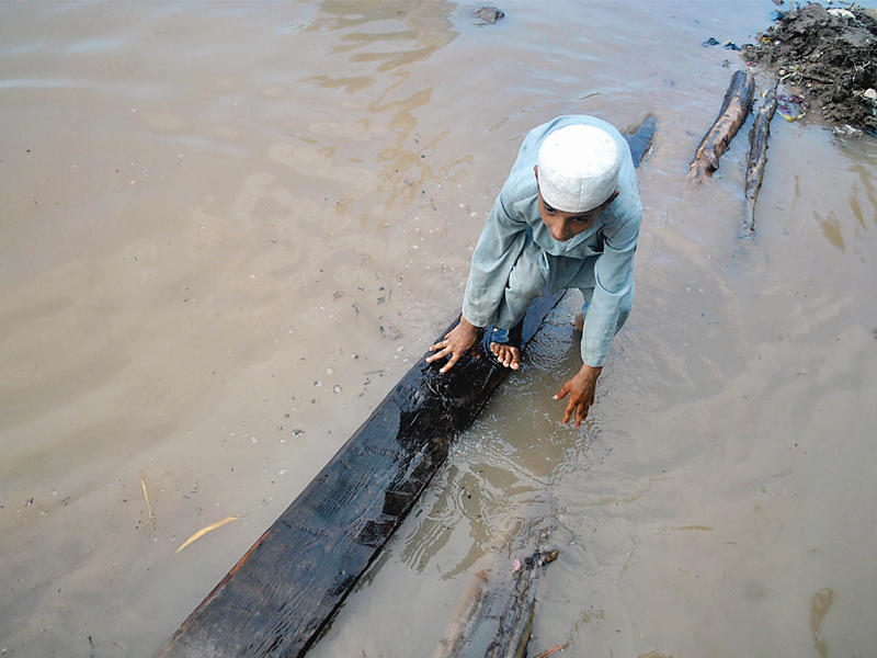 heavy rains and floods from north to south have razed homes photo muhammad iqbal express