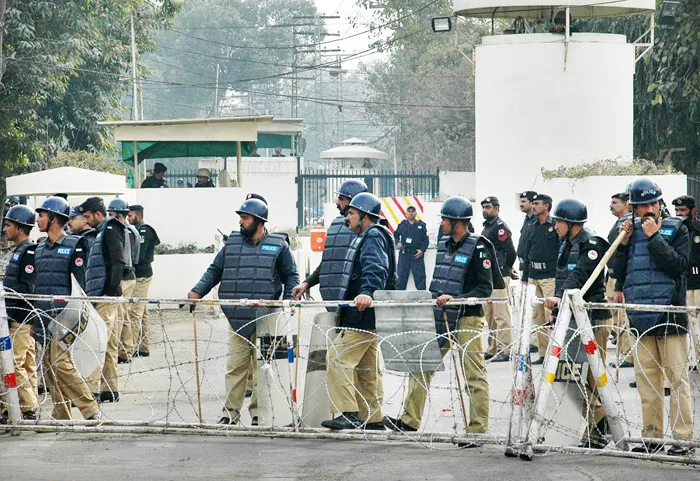 file photo of the us consulate in lahore during a protest photo online file file photo of the us consulate in lahore during a protest photo online file