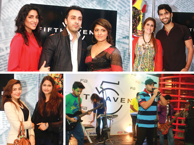 fifth avenue opened the doors to its 20th retail outlet in ocean towers karachi on tuesday evening photos publicity