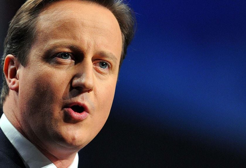 cameron in the middle of a speech photo afp file