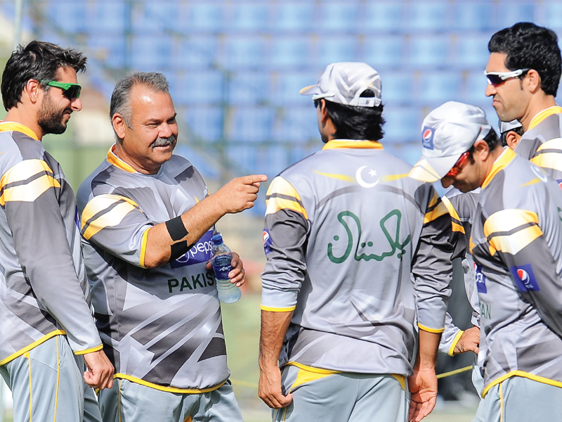 according to pakistan coach dav whatmore he is more concerned about the team s performance in the upcoming assignments rather than his future prospects photo afp