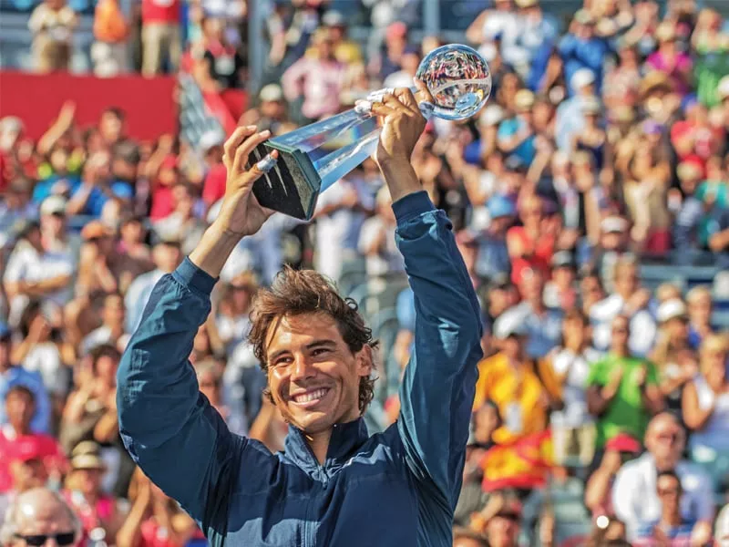 nadal remains undefeated this season on hardcourt after winning the indian wells title in march he also won in canada in 2005 and 2008 photo afp nadal remains undefeated this season on hardcourt after winning the indian wells title in march he also won in canada in 2005 and 2008 photo afp