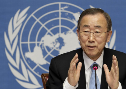 un chief urges legal drone use in pakistan visit