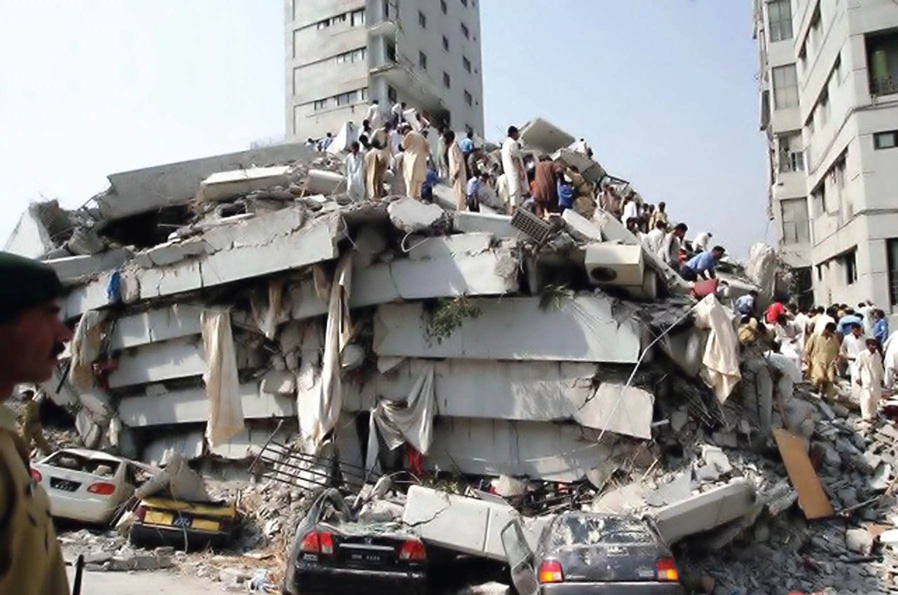 site of the margalla towers that collapsed during the 2005 earthquake photo file site of the margalla towers that collapsed during the 2005 earthquake photo file