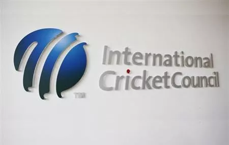 the international cricket council icc logo at the icc headquarters in dubai october 31 2010 photo reuters the international cricket council icc logo at the icc headquarters in dubai october 31 2010 photo reuters