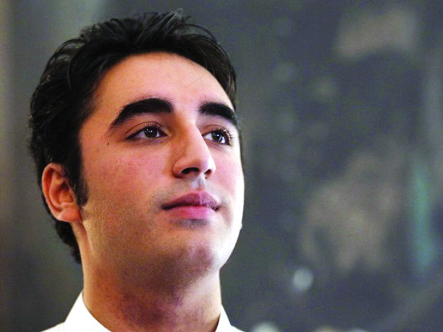 bilawal bhutto zardari would officially take the reins of the party after he turned 25 this year photo reuters file