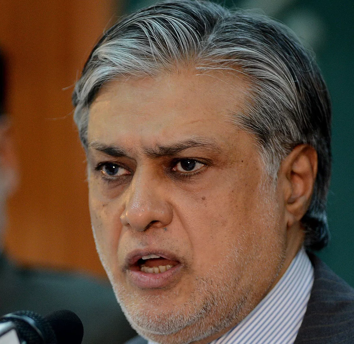 we want to increase our gross domestic product gdp and reduce fiscal deficits to control inflation in the country says federal finance minister ishaq dar photo afp