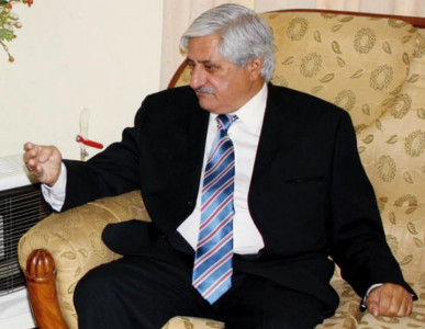 independence day ajk president urges restraint along loc