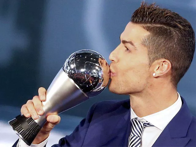 fifa awards ceremony men 039 s player of the year zurich switzerland cristiano ronaldo celebrates with the trophy photo reuters fifa awards ceremony men 039 s player of the year zurich switzerland cristiano ronaldo celebrates with the trophy photo reuters