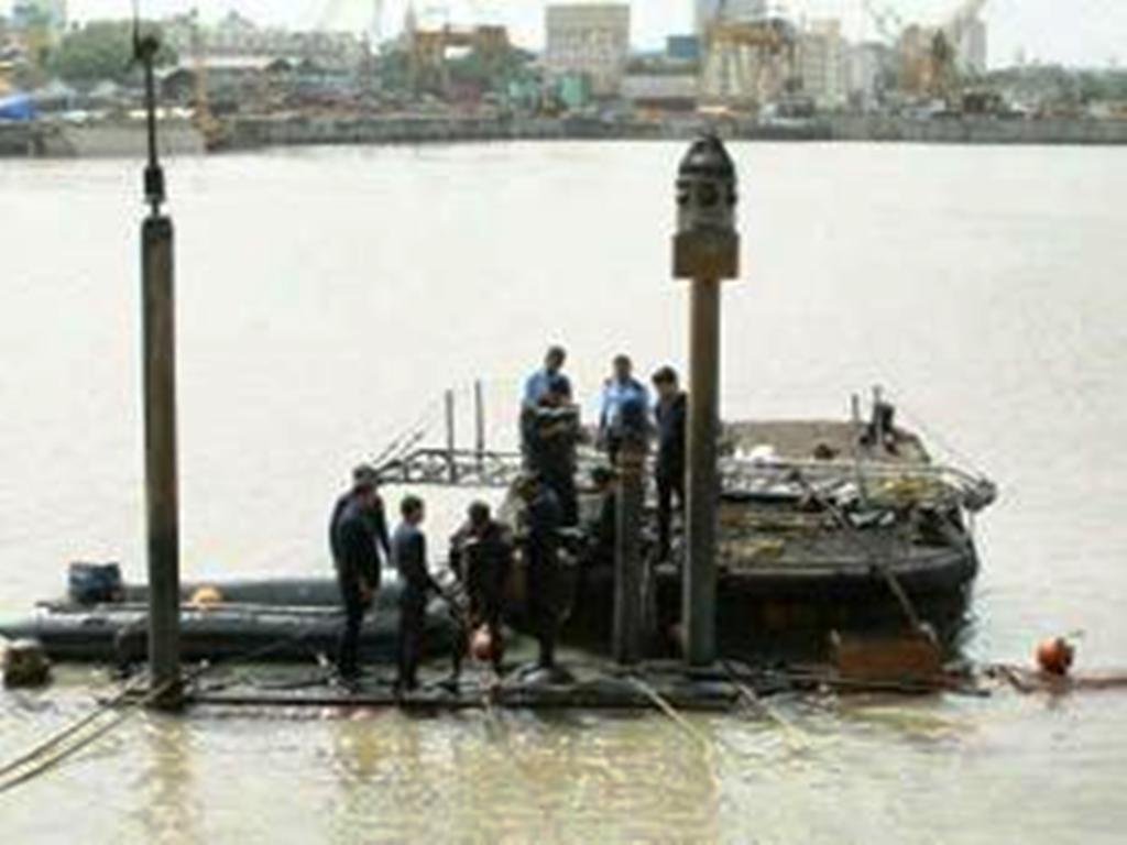 diesel powered ins sindhurakshak sank in a military dockyard early wednesday photo timesofindia