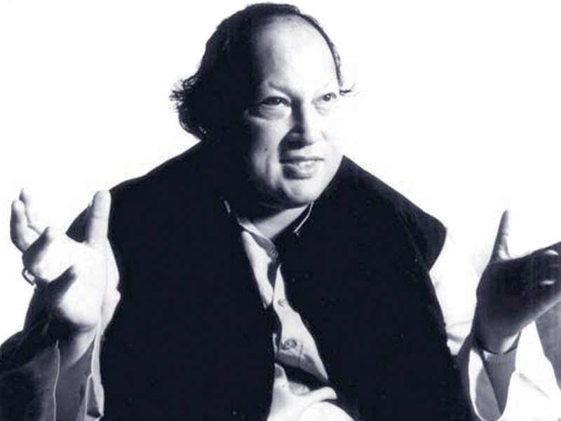nusrat fateh ali s name is listed the guinness book of world records as a qawwali artist photo file