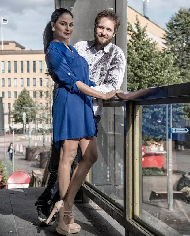 veena malik and vesa kivinen photo the independent veena malik and vesa kivinen photo the independent